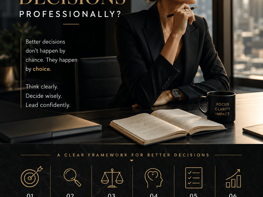 How Can I Make Better Decisions Professionally?