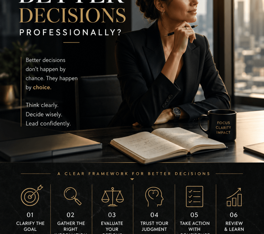 How Can I Make Better Decisions Professionally?